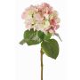 Plastová hortenzie CHIDORI, krémovo-fuchsiovo-zelená, 60cm, Ø18cm