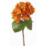 Plastová hortenzie CHIDORI, oranžová, 60cm, Ø18cm