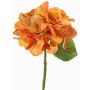 Plastová hortenzie CHIDORI, oranžová, 30cm, Ø13cm
