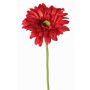 Textilní gerbera HELLI, červená, 65cm, Ø12cm