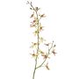 Umělá větev orchideje Cattleya TRASSA, světle zeleno-červená, 80cm, Ø4-8cm