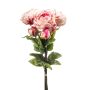Svazek umělých pivoněk VATANA, růžovo-fuchsiové, 50 cm, Ø 18 cm