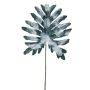 Umělý list Philodendron Selloum ELUANA, zmrzlý, zelenobílý, 75cm