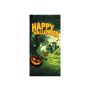 Pozadí s nápisem „Happy Halloween“ DEMOCRITO, Les duchů, na výšku, zeleno-černé, 90 x 180 cm