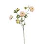 Umělá větvička ranunculus DAVELLA, růžovo-krémová, 80cm