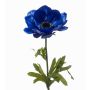 Umělá květina Anemone URASSAYA, tmavě modrá, 45cm