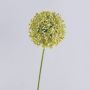 Umělé Allium HELLA, třpytky, krémově zelené, 80cm