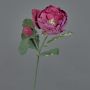 Umělý květ magnólie GARETHO, Eco Collection, tmavě fuchsiový, 70cm, Ø10cm