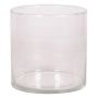 Skleněný svíčkový válec SANYA OCEAN, čirý, 12cm, Ø12cm