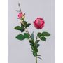 Umělá růže CARUSA, fuchsiová, 80cm, Ø8cm
