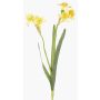 Textilní květina narcis NEELA, žlutá, 50cm, Ø6cm