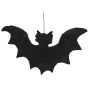 Halloweenská silueta netopýra SPOOKY BAT, černá, 32cm