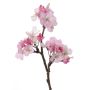 Umělá větvička jabloně OCHUKO, s květy, růžovo-bílá, fuchsiovo-bílá, 35cm, Ø1,5-4cm