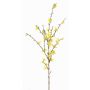 Umělá větvička zlatice IHRANI, s květy, žlutá, 90cm, Ø1,5-4cm