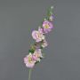 Umělá topolovka růžová ILJANA, fialovo-bílá, 85cm, Ø3-8cm