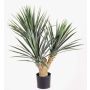 Plastová juka palma KEYLA, pro interiér i exteriér, 70cm