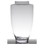 Elegantní váza ze skla LACEY, čirá, 45cm, Ø26cm