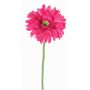 Textilní gerbera HELLI, fuchsiová, 65cm, Ø12cm
