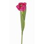 Umělý tulipán ROMANA, fuchsiový, 45cm, Ø6cm