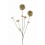 Textilní skimie KANUT, zelená, 90cm, Ø4-8cm