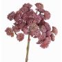 Plastové sedum DANICA, tmavě červené, 20cm, Ø10cm