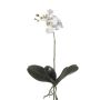 Umělá orchidej Phalaenopsis FAO na tyčce, bílá, 45cm