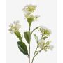 Umělá hortenzie ALAZNE, krémová, 75cm, Ø7-10cm