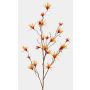 Umělá větev čarověníku TEMUCO, oranžovo-žlutá, 120cm