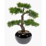 Umělý bonsai cedr ADARA v keramickém květináči, 35 cm