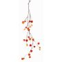 Umělá girlanda physalis PAX s plody, červeno-oranžový, 120cm