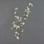 Větev z umělého třešňového květu ARIELLE s květinami, bílá, 95cm