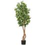 Umělý stromek Ficus Benjamini NATRONA, přírodní kmeny, 160cm