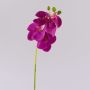 Umělá větvička orchideje phalaenopsis OPHELIA, tmavě růžová, 40cm