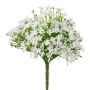 Umělá květina gypsophila BOLKYN, tyčinka, bílá, 23cm