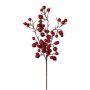 Umělá bramborová růže FRULKE se šípky, červená, 40cm