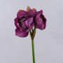 Umělá květina Amaryllis MAURINE, fialová, 80 cm