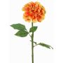 Umělá jiřina TINKALA, oranžovo-žlutá, 60cm, Ø12cm