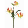 Dekorativní květina Gloriosa XELA, oranžovo-žlutá, 50cm, Ø4-7cm