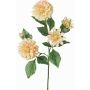 Umělá větev QUINKA dahlia, krémově růžová, 70cm