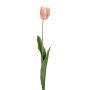 Umělá tulipánová květina SIDRA, růžová, 65cm