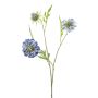 Umělá větev Scabiosa RUXTER, modrá, 60cm