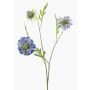 Umělá větev Scabiosa RUXTER, modrá, 60cm