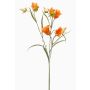 Umělá větev zvonku EMMELY, oranžová, 65cm