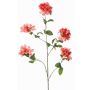 Umělá větvička rododendronu MALISSA, korálová, 120 cm