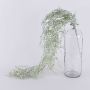 Umělá tillandsia usneoides NEAL na zápichu, třpytky, stříbrná, 90cm