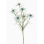 Umělý černucha setá SEVIN, světle modro-zelená, 65cm, Ø6-7cm