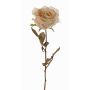 Umělá růže NAJMA, krémovo-růžová, 65cm, Ø10cm