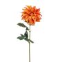 Umělá květina dahlia NIRVATHIA, oranžová, 55cm