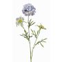 Textilní květina scabiosa MONTIE, fialovomodrá, 75cm