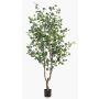 Umělý eukalyptový strom ANUHEA, umělý kmen, zelenošedý, 180 cm